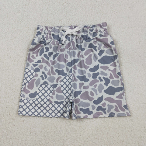 SS0647 Hunting Ice Cream Drip Camo Boy's Shorts (12-18M to 7-8T)