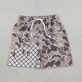 SS0648 Hunting Ice Cream Drip Camo Boy's Shorts