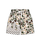 Preorder 10.06 MOQ 5 pcs SS0652 Hunting Ice Cream Drip Camo Boy's Shorts