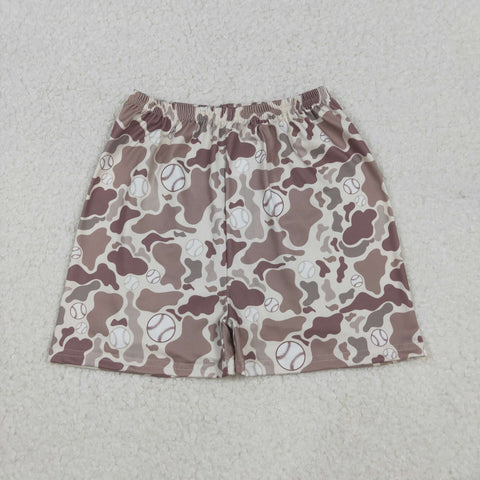 SS0654 Hunting Camo Baseball Boy's Shorts