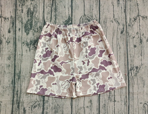 Preorder Samples SS0654 Hunting Camo Baseball Boy's Shorts
