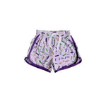 Preorder Samples SS0656 Ice Cream Drip Sprinkles Purple Girl's Shorts