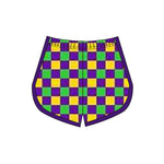 Preorder 10.20 MOQ 5 pcs SS0657 Mardi Gras Plaid Girl's Shorts