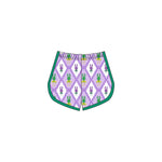 Preorder 10.20 MOQ 5 pcs SS0661 Mardi Gras Crawfish Girl's Shorts