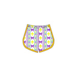 Preorder 10.20 MOQ 5 pcs SS0662 Mardi Gras Bows Girl's Shorts