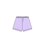 Preorder 10.20 MOQ 5 pcs GLS0024 Flower Purple Yoga Girls Shorts Set