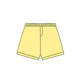 Preorder 10.20 MOQ 5 pcs GLS0030 Flower Yellow Yoga Girls Shorts Set