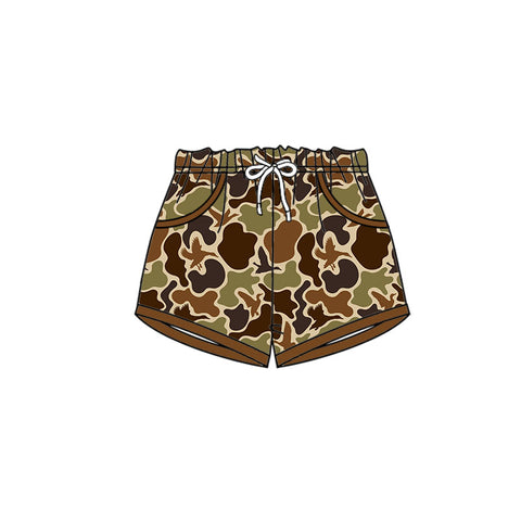 Preorder 10.20 MOQ 5 pcs SS0673 Mallard Ducks Camo Boy's Shorts