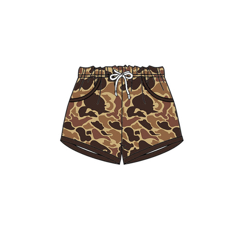 Preorder 10.20 MOQ 5 pcs SS0676 Hunting Camo Boy's Shorts