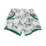 Preorder 10.20 MOQ 5 pcs SS0677 Mallard Ducks Boy's Shorts