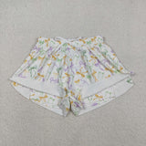 SS0679,SS0682 Mardi Gras Bows Mommy and me Sports Shorts Styles