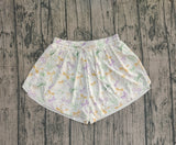 Preorder Samples SS0679 Mardi Gras Bows Yoga Adult Women Shorts