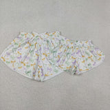 SS0679,SS0682 Mardi Gras Bows Mommy and me Sports Shorts Styles