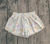 Preorder Samples SS0682 baby girls Mardi Gras Bow Shorts