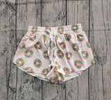Preorder SS0683 Samples baby girls Mardi Gras shorts