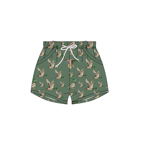 Preorder 11.17 MOQ 5 pcs Hunting Mallard Ducks Bows Sports Boy's Shorts
