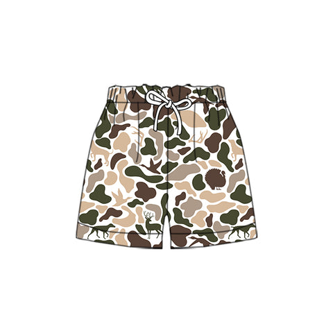 Preorder 11.20 MOQ 5 pcs SS0699 Hunting Camo Boy's Shorts