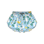 Preorder 11.20 MOQ 5 pcs Easter Rabbit Flower Yoga Girl's Shorts