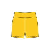 Preorder 11.24 MOQ 5 pcs GLS0041 Solid Color Yellow Square Collar Yoga Girls Set