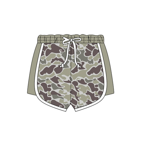 Preorder 12.06 MOQ 5 pcs SS0738 Hunting Camo Girl's Sports Shorts