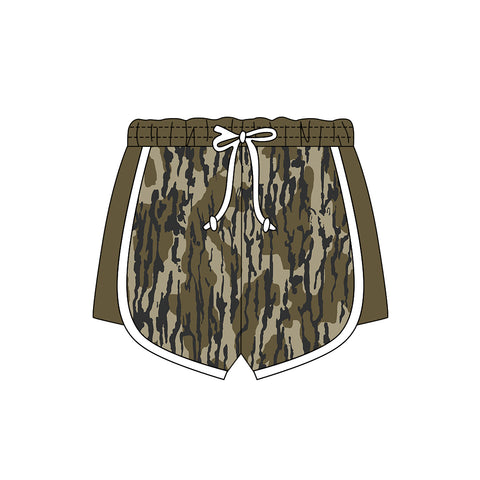 Preorder 12.06 MOQ 5 pcs SS0739 Hunting Camo Girl's Sports Shorts