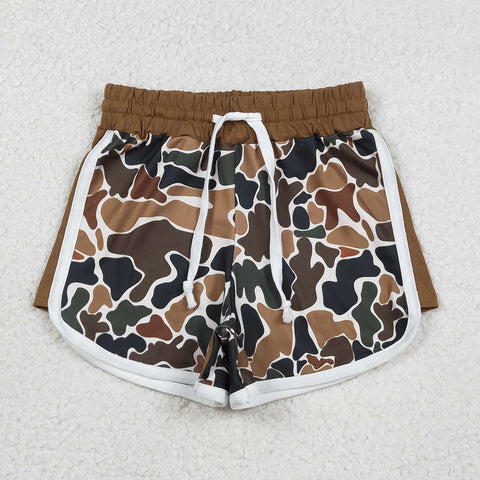 SS0742 Hunting Camo Girl's Sports Shorts