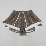 SS0766 Hunting Camo Yoga Adult Women Shorts