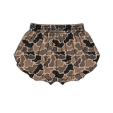 Preorder Samples SS0767 Hunting Camo Brown Yoga Adult Women Shorts