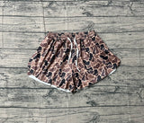Preorder Samples SS0767 Hunting Camo Brown Yoga Adult Women Shorts