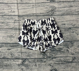 Preorder Samples SS0770 Black Bows Yoga Girl's Shorts