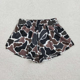 SS0773 Hunting Camo Yoga Girl's Shorts