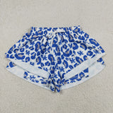 SS0802 University Team Leopard UK Yoga Adult Women Shorts