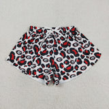 SS0804,SS0814 University Team Leopard Mommy and me Sports Shorts Styles