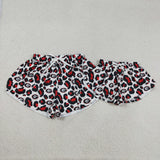 SS0804,SS0814 University Team Leopard Mommy and me Sports Shorts Styles