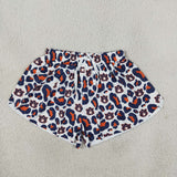 SS0809 University Team Leopard Yoga Adult Women Shorts
