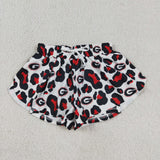 SS0804,SS0814 University Team Leopard Mommy and me Sports Shorts Styles