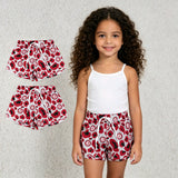 SS0817 University Team Leopard ALABAMA Yoga Girl's Shorts