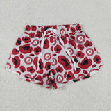 SS0817 University Team Leopard ALABAMA Yoga Girl's Shorts