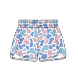 Preorder Samples SS0859 Hunting Camo Blue Color Yoga Adult Women Shorts