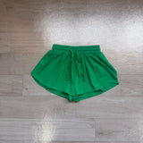 Preorder Samples SS0938 Solid Color Green Yoga Girl's Shorts