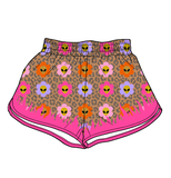 Preorder MOQ 5 pcs Each Colorful Pattern Yoga Sports Adult Women Shorts