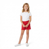 SS0960 Solid Red Yoga Girl's Shorts