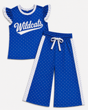 MOQ 5 pcs Custom Style School Team Mascot Dots Cute Girls Set