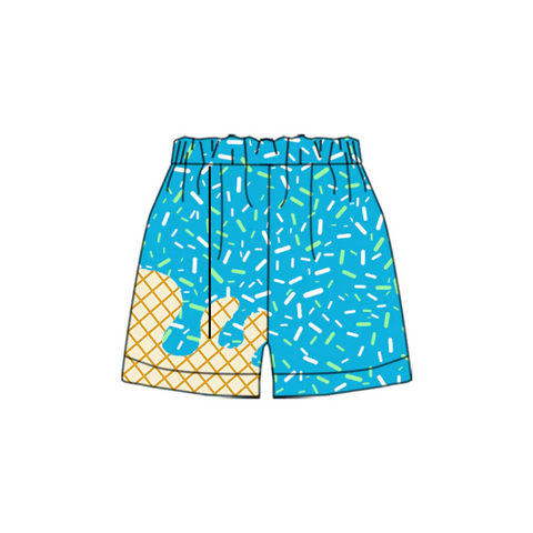 Deadline 05.16 Custom Style Drip Blue Boy's Shorts