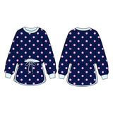 MOQ 5 pcs Custom Style Colorful Dots Cute Girls Skorts Set