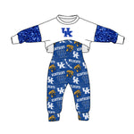 MOQ 8 PCS Custom style UK Jumpsuit 2 pcs Girl's set