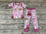 GSPO0696 Food Purple Cute Pajamas set