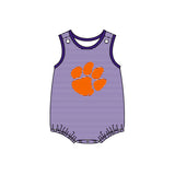 MOQ 8 Pcs Each Style Custom Style University team Print Tigers Matching Kids Clothing
