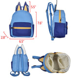 BA0281 Cartoon Blue Dog Kids Backpack Bag