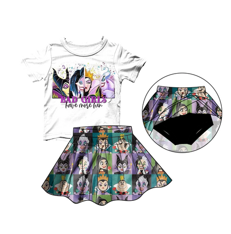 Deadline 03.10 Custom Style No MOQ Cartoon Girl Skirt Set